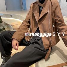 6602皮衣夹克，女装皮衣，6·9衣社
