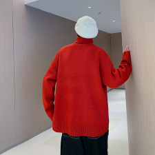 毛衣男韩版时尚休闲百搭高领毛衣2024秋冬新款A161-2-M2049-P65，男装针织衫/毛衣，电商A161-2