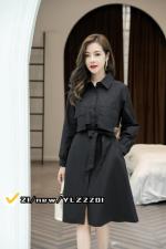 「现货」长款简约风衣，女装风衣，伊洛姿