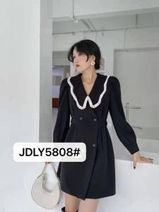 现货，韩系连衣裙,女装连衣裙,精典蓝月
