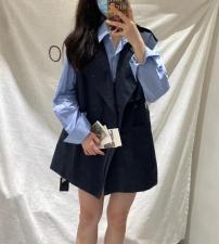风衣两件套，女装风衣，MAICKSO麦卡索
