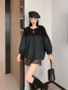 【现货】秋装小衫、黑，卡,其它,英雅姿秀