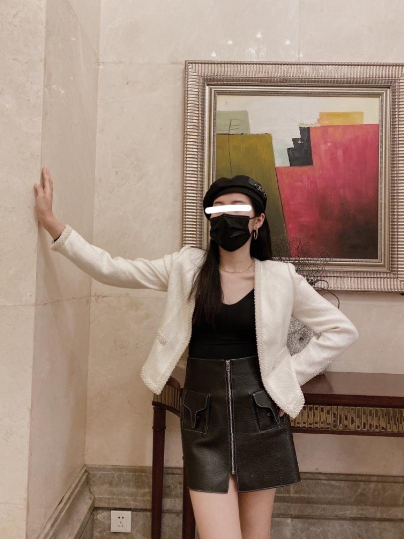 秋装新款气质重工珍珠镶边洋气毛呢外套，女装毛呢外套，紫燕千娇