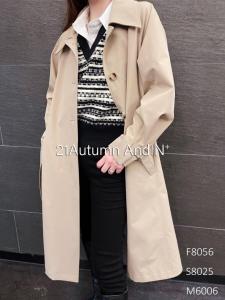 2021秋季新款风衣外套,女装风衣,AND IN+