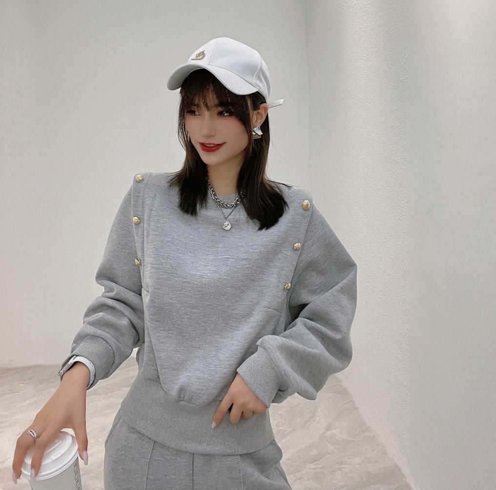 2021秋季新款卫衣，女装卫衣/绒衫，艾格依
