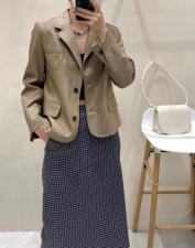 百搭格子长裙，其它，M&G