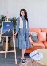 【现货】马甲连衣裙两件套，女装马夹，萱萱家