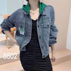 8802秋装针织帽牛仔外套，其它，锋味