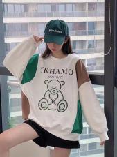 【现货】新款烫钻熊卫衣，女装卫衣/绒衫，衣尚怡