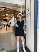 两件套连衣裙，女装连衣裙，幸运阁