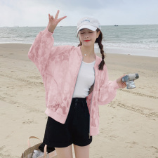 2021夏季新款时尚气质休闲清爽透气舒适提花防晒衣，女装防晒衣，帛香坊