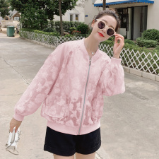 2021夏季新款时尚气质休闲清爽透气舒适提花防晒衣，女装防晒衣，帛香坊
