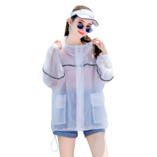 2025新款防晒衣女款夏季洋气宽松大码防晒服女中长款长袖轻薄外套，女装防晒衣，帛香坊