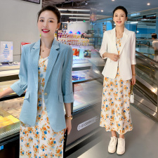 现货秒发原创设计2023春秋装新款修身气质百搭小西装一粒扣外套，女装西装，星宇服饰