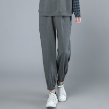 2022春季新款韩版时尚舒适宽松显瘦休闲裤，女装休闲裤，丽影随形