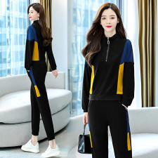 2024时尚简约大方气质优雅收腰显瘦休闲修身百搭两件套，女装套装/套裙，艾仟回(原伊仟回)