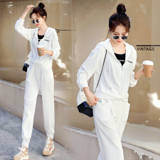 2023秋季时尚简约大方气质优雅收腰显瘦休闲修身百搭潮流两件套，女装套装/套裙，秋水欣儿