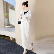 2023秋季时尚简约大方气质优雅收腰显瘦休闲修身百搭潮流两件套，女装套装/套裙，秋水欣儿