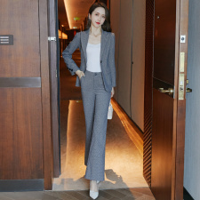 职业春装套装女2025年新款时尚洋气御姐秋季高级感西装裤子两件套，女装套装/套裙，贵人树