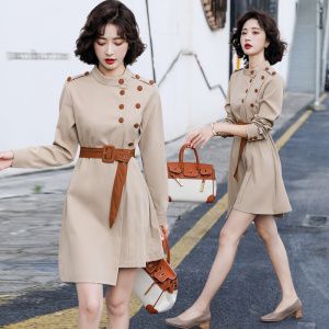 2021秋装新款时尚风衣外套3309，女装风衣，冬木谷雨