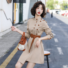 2021秋装新款时尚风衣外套3309，女装风衣，冬木谷雨