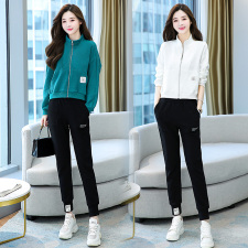 2023秋季时尚简约大方气质优雅收腰两件套，女装套装/套裙，灵力轩