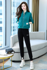 2023秋季时尚简约大方气质优雅收腰两件套，女装套装/套裙，灵力轩