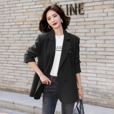 小西装外套女2022春秋季新款韩版宽松百搭气质设计感休闲西服上衣，女装西装，霓裳依族