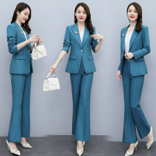 职业正装西服套装女春装2025年新款品牌气质女神范工作服两件套潮，女装套装/套裙，然然