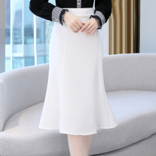 早秋连衣裙女2025新款时尚高级感职业气质女神范鱼尾裙，女装半身裙，火爆靓佳人