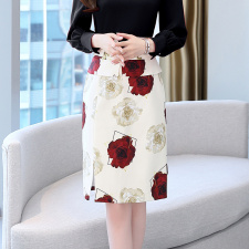 早春连衣裙女2024新款时尚名媛职业气质女神范包臀裙，女装半身裙，火爆靓佳人