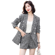 2023年春季氣質(zhì)休閑時(shí)尚淑女小香風(fēng)套裝，女裝套裝/套裙，韓蜜菓