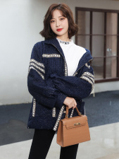时尚百搭短款羽绒服女冬季新款韩版宽松显瘦加厚保暖外套上衣，女装毛呢外套，芷墨服饰