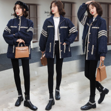 时尚百搭短款羽绒服女冬季新款韩版宽松显瘦加厚保暖外套上衣，女装毛呢外套，芷墨服饰