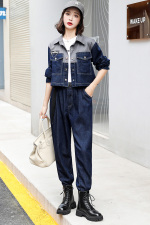 时尚套装女2023秋季新款女装韩版时尚休闲两件套套裤潮，女装套装/套裙，慧尚依恋