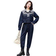 时尚套装女2023秋季新款女装韩版时尚休闲两件套套裤潮，女装套装/套裙，慧尚依恋